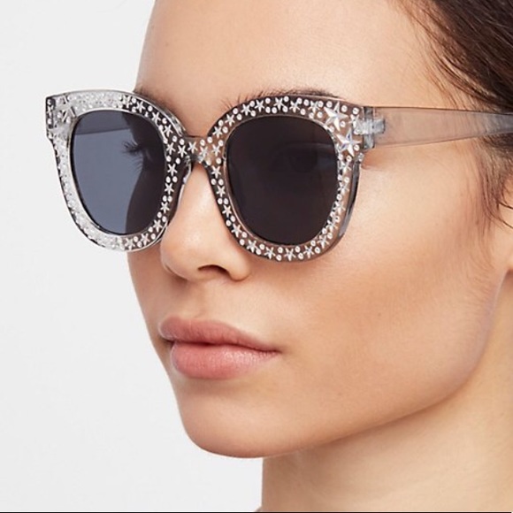 Stargazer SUNGLASSES Sunnies Star Stud Cateye NEW - Picture 6 of 6